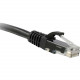 ENET Cat6 Black 12 Foot Patch Cable with Snagless Molded Boot (UTP) High-Quality Network Patch Cable RJ45 to RJ45 - 12Ft - Lifetime Warranty C6-BK-12-ENC