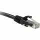 ENET Category 6 Network Cable - 8" Category 6 Network Cable for Network Device - First End: 1 x RJ-45 Male Network - Second End: 1 x RJ-45 Male Network - Patch Cable - Black C6-BK-8IN-ENC