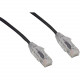 ENET Cat.6 UTP Network Cable - 8 ft Category 6 Network Cable for Network Device - First End: 1 x RJ-45 Male Network - Second End: 1 x RJ-45 Male Network - Patch Cable - 28 AWG - Black, Clear C6-BK-SCB-8-ENC