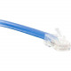 ENET Cat6 Blue 15 Foot Non-Booted (No Boot) (UTP) High-Quality Network Patch Cable RJ45 to RJ45 - 15Ft - Lifetime Warranty C6-BL-NB-15-ENC