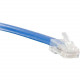 ENET Cat6 Blue 75 Foot Non-Booted (No Boot) (UTP) High-Quality Network Patch Cable RJ45 to RJ45 - 75Ft - Lifetime Warranty C6-BL-NB-75-ENC