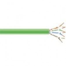 Black Box CAT6 Value Line Solid Bulk Cable, CM, 1000-ft. (304.8-m), Green - 1000 ft Category 6 Network Cable for Network Device - First End: 1 x RJ-45 Male Bare Wire - Second End: 1 x RJ-45 Male Bare Wire - Gold Plated Connector - Green C6-CM-SLD-GN