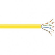 Black Box CAT6 Value Line Solid Bulk Cable, CM, 1000-ft. (304.8-m), Yellow - 1000 ft Category 6 Network Cable for Network Device - Bare Wire - Bare Wire - Yellow - 1 Pack - RoHS Compliance C6-CM-SLD-YL