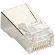Black Box CAT6 Value Line Modular Plug, Shielded, 50-Pak - 50 Pack - 1 x RJ-45 Male - RoHS, TAA Compliance C6-MP-S-50PAK