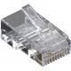 Black Box CAT6 Value Line Modular Plug, Unshielded, 100-Pak - 100 Pack - 1 x RJ-45 Male - RoHS Compliance C6-MP-U-100PAK