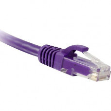 ENET Cat5e Purple 5 Foot Patch Cable with Snagless Molded Boot (UTP) High-Quality Network Patch Cable RJ45 to RJ45 - 5Ft - Lifetime Warranty C5E-PR-5-ENC