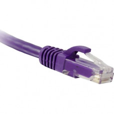 ENET Cat6 Purple 8 Foot Patch Cable with Snagless Molded Boot (UTP) High-Quality Network Patch Cable RJ45 to RJ45 - 8Ft - Lifetime Warranty C6-PR-8-ENC