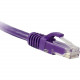 ENET Cat6 Purple 4 Foot Patch Cable with Snagless Molded Boot (UTP) High-Quality Network Patch Cable RJ45 to RJ45 - 4Ft - Lifetime Warranty C6-PR-4-ENC