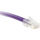 ENET Cat6 Purple 10 Foot Non-Booted (No Boot) (UTP) High-Quality Network Patch Cable RJ45 to RJ45 - 10Ft - Lifetime Warranty C6-PR-NB-10-ENC