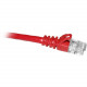ENET Cat6 Red 4 Foot Patch Cable with Snagless Molded Boot (UTP) High-Quality Network Patch Cable RJ45 to RJ45 - 4Ft - Lifetime Warranty C6-RD-4-ENC