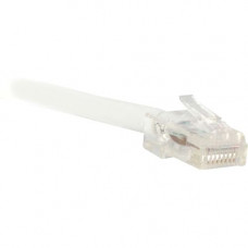 ENET Cat5e White 10 Foot Non-Booted (No Boot) (UTP) High-Quality Network Patch Cable RJ45 to RJ45 - 10Ft - Lifetime Warranty C5E-WH-NB-10-ENC