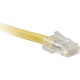 ENET Cat6 Yellow 40 Foot Non-Booted (No Boot) (UTP) High-Quality Network Patch Cable RJ45 to RJ45 - 40Ft - Lifetime Warranty C6-YL-NB-40-ENC