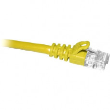 ENET Cat6 Yellow 1 Foot Patch Cable with Snagless Molded Boot (UTP) High-Quality Shielded Network Patch Cable RJ45 to RJ45 - 1Ft - Lifetime Warranty C6-YL-SH-1-ENC