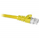 ENET Cat6 Yellow 1 Foot Patch Cable with Snagless Molded Boot (UTP) High-Quality Shielded Network Patch Cable RJ45 to RJ45 - 1Ft - Lifetime Warranty C6-YL-SH-1-ENC
