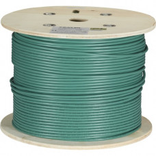 Black Box GigaTrue Cat.6a S/FTP Network Cable - 1000 ft Category 6a Network Cable for Network Device - Bare Wire - Bare Wire - 10 Gbit/s - Shielding - CM - 26 AWG - Green - TAA Compliant C6ABC50S-STR-GN-1000