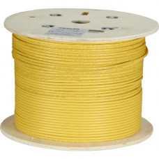 Black Box GigaTrue Cat.6a S/FTP Network Cable - 1000 ft Category 6a Network Cable for Network Device - Bare Wire - Bare Wire - 10 Gbit/s - Shielding - CM - 26 AWG - Yellow - TAA Compliant C6ABC50S-STR-YL-1000