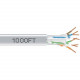 Black Box GigaTrue Cat.6a UTP Network Cable - 1000 ft Category 6a Network Cable for Network Device - Bare Wire - Bare Wire - Gray - TAA Compliance C6ABC51-GY-1000
