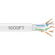 Black Box GigaTrue Cat.6a UTP Network Cable - 1000 ft Category 6a Network Cable for Network Device - Bare Wire - Bare Wire - White C6ABC50-WH-1000