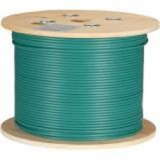 Black Box CAT6A 500-MHz Bulk Cable - F/UTP, Plenum, Solid, Green, 1000-ft. - 1000 ft Category 6a Network Cable for Network Device - Bare Wire - Bare Wire - 1.25 GB/s - Shielding - Solid Green - TAA Compliance C6ABC51S-GN-1000