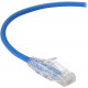 Black Box Slim-Net Cat.6 Patch UTP Network Cable - 5 ft Category 6 Network Cable for Patch Panel, Network Device - First End: 1 x RJ-45 Male Network - Second End: 1 x RJ-45 Male Network - Patch Cable - Blue C6PC28-BL-05