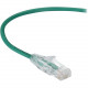 Black Box CAT6A UTP Slim-Net Patch Cable, 28AWG, 500-MHz, PVC - 11.81 ft Category 6a Network Cable for Patch Panel, Network Device - First End: 1 x RJ-45 Male Network - Second End: 1 x RJ-45 Male Network - Patch Cable - Green C6APC28-GN-12