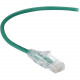 Black Box CAT6A UTP Slim-Net Patch Cable, 28AWG, 500-MHz, PVC - 14.76 ft Category 6a Network Cable for Patch Panel, Network Device - First End: 1 x RJ-45 Male Network - Second End: 1 x RJ-45 Male Network - Patch Cable - Green C6APC28-GN-15
