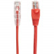 Black Box Slim-Net Cat.6a UTP Patch Network Cable - 3 ft Network Cable for Network Device - First End: 1 x RJ-45 Male Network - Second End: 1 x RJ-45 Male Network - Patch Cable - Red C6APC28-RD-03