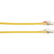 Black Box GigaTrue3 Cat.6a Patch F/UTP Network Cable - 10 ft Category 6a Network Cable for Network Device, Patch Panel, Wallplate - First End: 1 x RJ-45 Male Network - Second End: 1 x RJ-45 Male Network - Patch Cable - Shielding - Yellow C6APC80S-YL-10