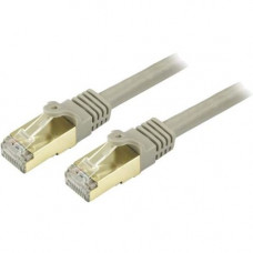 Startech.Com 5ft Gray Cat6a Shielded Patch Cable - Cat6a Ethernet Cable - 5 ft Cat 6a STP Cable - Snagless RJ45 Ethernet Cord - 5 ft Category 6a Network Cable for Docking Station, Network Device, Notebook, Desktop Computer, Hub, Switch, Router, Print Serv