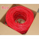 Bytecc Category 6 Bulk Cable, 1000 Feet - 1000 ft Category 6 Network Cable for Network Device - Bare Wire - Bare Wire - Shielding - Red C6E-1000R