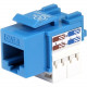 Startech.Com Cat 6 RJ45 Keystone Jack Blue - 110 Type - RJ-45 - RoHS Compliance C6KEY110BL