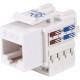 Startech.Com Cat6 RJ45 Keystone Jack White - 110 Type - RJ-45 C6KEY110WH