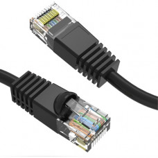 Axiom 8FT CAT6 UTP 550mhz Patch Cable Snagless Molded Boot (Black) - 8 ft Category 6 Network Cable for Network Device - First End: 1 x RJ-45 Male Network - Patch Cable - Black C6MB-K8-AX