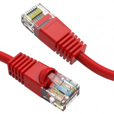 Axiom 40FT CAT6 UTP 550mhz Patch Cable Snagless Molded Boot (Red) - 40 ft Category 6 Network Cable for Network Device - First End: 1 x RJ-45 Male Network - Patch Cable - Red C6MB-R40-AX