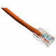 Axiom Cat.6 UTP Patch Network Cable - 2 ft Category 6 Network Cable for Network Device - First End: 1 x RJ-45 Male Network - Second End: 1 x RJ-45 Male Network - Patch Cable - Gold Plated Connector - Orange C6NB-O2-AX