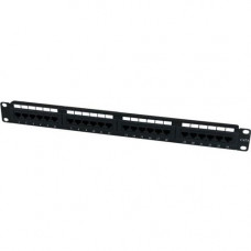 Startech.Com 24 Port 1U Rackmount Cat 6 110 Patch Panel - 24 x RJ-45 - 24 Port(s) - 24 x RJ-45 - 24 x RJ-11 - 1U High - 19" Wide - Rack-mountable - TAA Compliance C6PANEL24