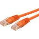 Startech.Com 100ft CAT6 Ethernet Cable - Orange Molded Gigabit CAT 6 Wire - 100W PoE RJ45 UTP 650MHz Category 6 Network Patch Cord UL/TIA - 100ft Orange CAT6 Ethernet cable delivers Multi Gigabit 1/2.5/5Gbps & 10Gbps up to 160ft - 650MHz - Fluke teste