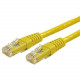 Startech.Com 15ft CAT6 Ethernet Cable - Yellow Molded Gigabit CAT 6 Wire - 100W PoE RJ45 UTP 650MHz - Category 6 Network Patch Cord UL/TIA - 15ft Yellow CAT6 Ethernet cable delivers Multi Gigabit 1/2.5/5Gbps & 10Gbps up to 160ft - 650MHz - Fluke teste