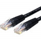 Startech.Com 25ft CAT6 Ethernet Cable - Black Molded Gigabit CAT 6 Wire - 100W PoE RJ45 UTP 650MHz - Category 6 Network Patch Cord UL/TIA - 25ft Black CAT6 Ethernet cable delivers Multi Gigabit 1/2.5/5Gbps & 10Gbps up to 160ft - 650MHz - Fluke tested 