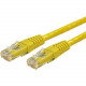 Startech.Com 3ft CAT6 Ethernet Cable - Yellow Molded Gigabit CAT 6 Wire - 100W PoE RJ45 UTP 650MHz - Category 6 Network Patch Cord UL/TIA - 3ft Yellow CAT6 Ethernet cable delivers Multi Gigabit 1/2.5/5Gbps & 10Gbps up to 160ft - 650MHz - Fluke tested 