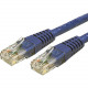 Startech.Com 4ft CAT6 Ethernet Cable - Blue Molded Gigabit CAT 6 Wire - 100W PoE RJ45 UTP 650MHz - Category 6 Network Patch Cord UL/TIA - 4ft Blue CAT6 Ethernet cable delivers Multi Gigabit 1/2.5/5Gbps & 10Gbps up to 160ft - 650MHz - Fluke tested to A