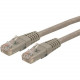 Startech.Com 20ft CAT6 Ethernet Cable - Gray Molded Gigabit CAT 6 Wire - 100W PoE RJ45 UTP 650MHz - Category 6 Network Patch Cord UL/TIA - 20ft Gray CAT6 Ethernet cable delivers Multi Gigabit 1/2.5/5Gbps & 10Gbps up to 160ft - 650MHz - Fluke tested to