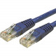 Startech.Com 6ft CAT6 Ethernet Cable - Blue Molded Gigabit CAT 6 Wire - 100W PoE RJ45 UTP 650MHz - Category 6 Network Patch Cord UL/TIA - 6ft Blue CAT6 Ethernet cable delivers Multi Gigabit 1/2.5/5Gbps & 10Gbps up to 160ft - 650MHz - Fluke tested to A