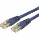 Startech.Com 75ft CAT6 Ethernet Cable - Blue Molded Gigabit CAT 6 Wire - 100W PoE RJ45 UTP 650MHz - Category 6 Network Patch Cord UL/TIA - 75ft Blue CAT6 Ethernet cable delivers Multi Gigabit 1/2.5/5Gbps & 10Gbps up to 160ft - 650MHz - Fluke tested to