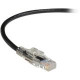 Black Box GigaTrue 3 CAT6 550-MHz Lockable Patch Cable (UTP), Black, 4-ft. (1.2-m) - 4 ft Category 6 Network Cable for Network Device - First End: 1 x RJ-45 Male Network - Second End: 1 x RJ-45 Male Network - Patch Cable - Black C6PC70-BK-04