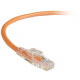 Black Box GigaTrue 3 CAT6 550-MHz Lockable Patch Cable (UTP), Orange, 2-ft. (0.6-m) - 2 ft Category 6 Network Cable for Network Device - First End: 1 x RJ-45 Male Network - Second End: 1 x RJ-45 Male Network - Patch Cable - Orange C6PC70-OR-02