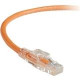 Black Box GigaTrue 3 CAT6 550-MHz Lockable Patch Cable (UTP) - Orange, 7-ft. (2.1-m) - 7 ft Category 6 Network Cable for Network Device - First End: 1 x RJ-45 Male Network - Second End: 1 x RJ-45 Male Network - Patch Cable - Orange C6PC70-OR-07
