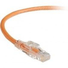 Black Box GigaTrue 3 CAT6 550-MHz Lockable Patch Cable (UTP), Orange, 10-ft. (3.0-m) - 10 ft Category 6 Network Cable for Network Device - First End: 1 x RJ-45 Male Network - Second End: 1 x RJ-45 Male Network - Patch Cable - Orange C6PC70-OR-10