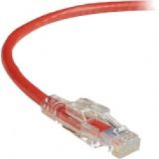 Black Box GigaTrue 3 CAT6 550-MHz Lockable Patch Cable (UTP), Red, 20-ft. (6.0-m) - 20 ft Category 6 Network Cable for Network Device - First End: 1 x RJ-45 Male Network - Second End: 1 x RJ-45 Male Network - Patch Cable - Red C6PC70-RD-20