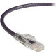 Black Box GigaBase 3 CAT5e 350-MHz Lockable Patch Cable (UTP) - Violet, 3-ft. (0.9-m) - 3 ft Category 5e Network Cable for Network Device - First End: 1 x RJ-45 Male Network - Second End: 1 x RJ-45 Male Network - Patch Cable - Violet C5EPC70-VT-03